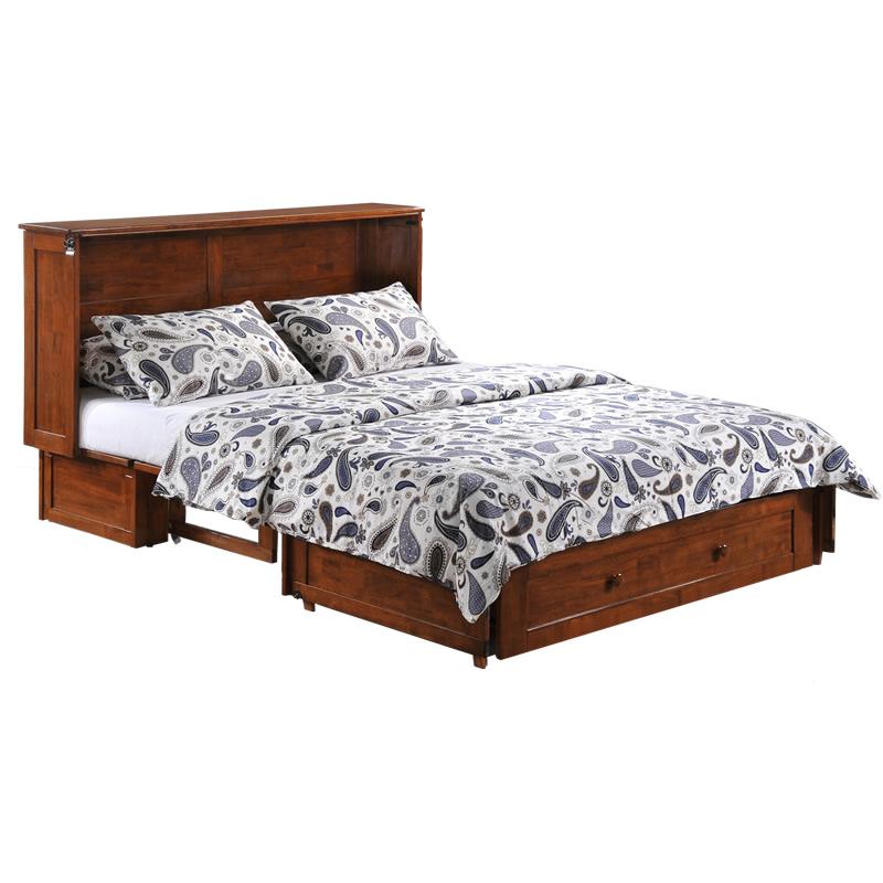 Night & Day Furniture Canada Clover Queen Cabinet Bed CLV-QEN-CH IMAGE 2