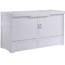 Night & Day Furniture Canada Cube Queen Cabinet Bed MCB-QEN-WH IMAGE 1