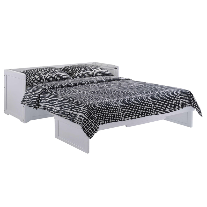 Night & Day Furniture Canada Cube Queen Cabinet Bed MUR-CUB-QEN-WH/MND-GMF-TRI-QEN IMAGE 3