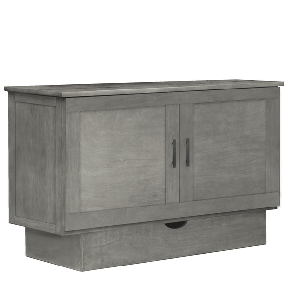 Sleep Chest Dawson Queen Cabinet Bed Bed with Storage Dawson Queen Cabinet Bed - Grey IMAGE 1