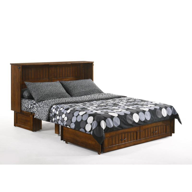 Night & Day Furniture Canada Alpine Queen Cabinet Bed Alpine Murphy Cabinet Bed - Heritage Brown IMAGE 2