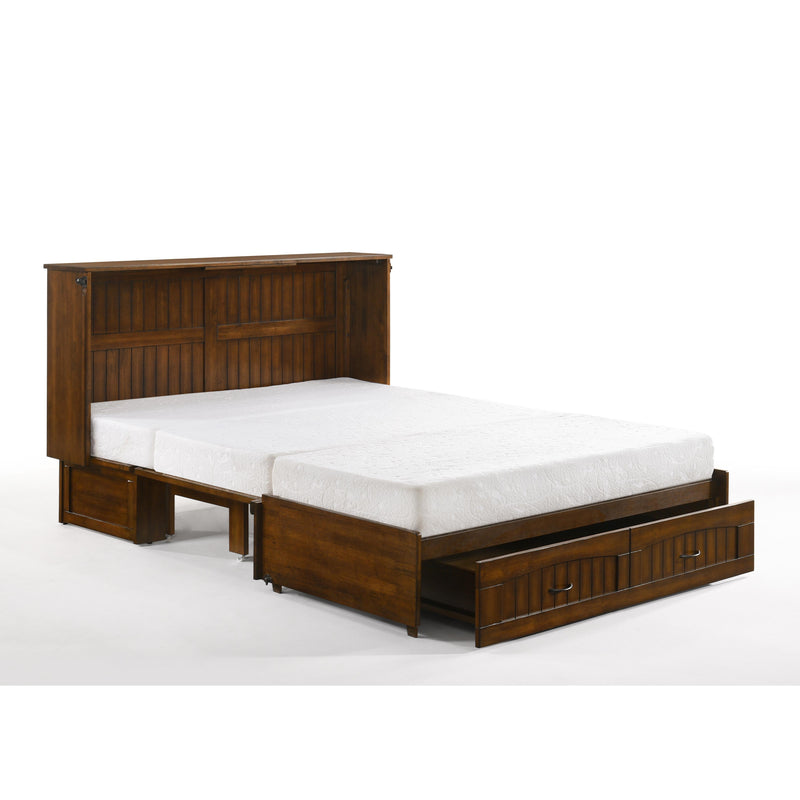 Night & Day Furniture Canada Alpine Queen Cabinet Bed Alpine Murphy Cabinet Bed - Heritage Brown IMAGE 4