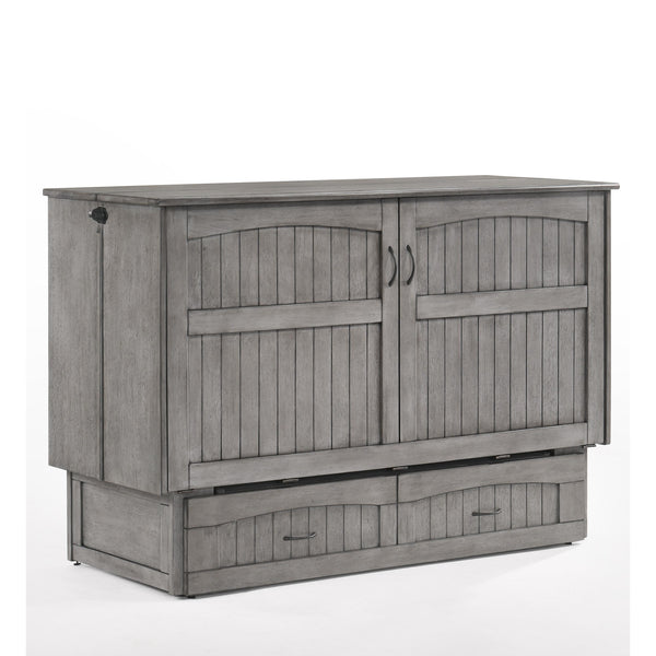 Night & Day Furniture Canada Alpine Queen Cabinet Bed Alpine Murphy Cabinet Bed - Rustic Grey IMAGE 1
