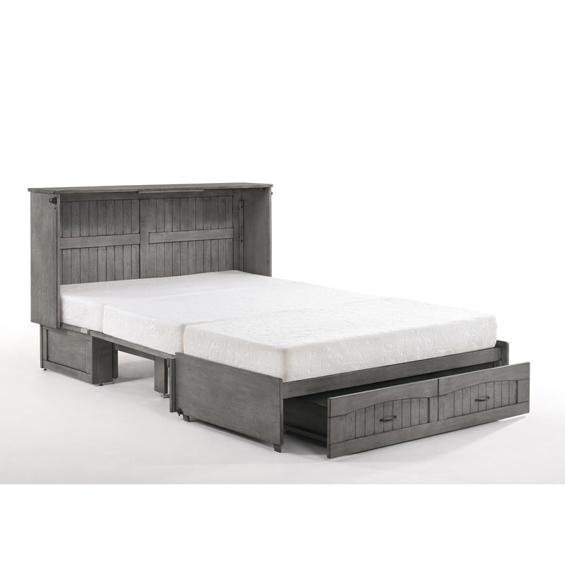 Night & Day Furniture Canada Alpine Queen Cabinet Bed Alpine Murphy Cabinet Bed - Rustic Grey IMAGE 4